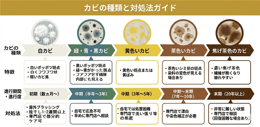 着物のカビの種類と対処法ガイド