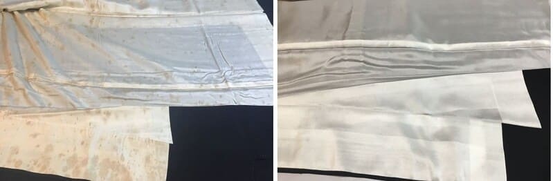 着物の裏地・胴裏は「交換」でキレイに