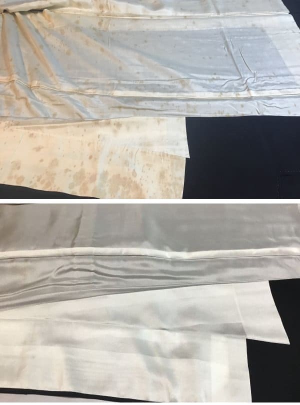 着物の裏地・胴裏は「交換」でキレイに