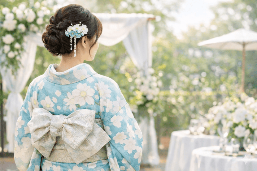 夏の結婚式、袷の着物でも大丈夫？