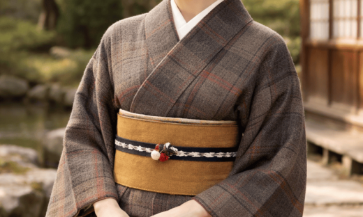 ウールの着物