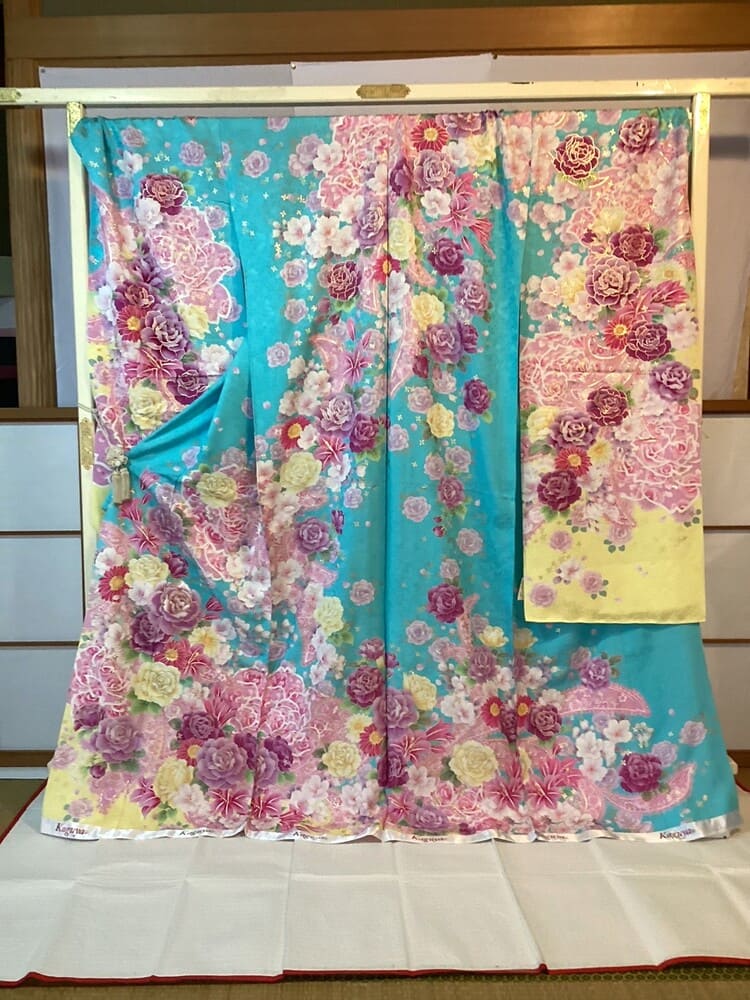 k-104 ブルー地洋花