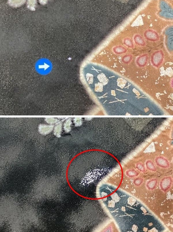 虫食いの穴を上手にリペア